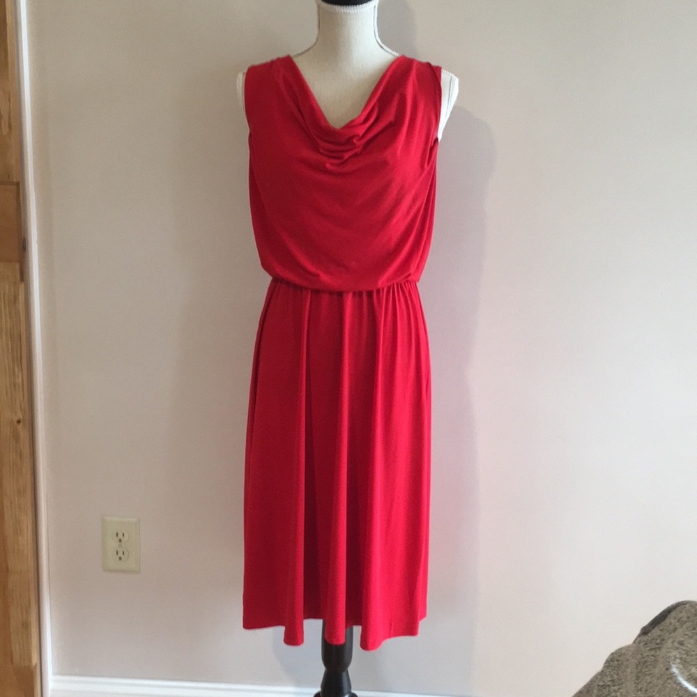 Red dress